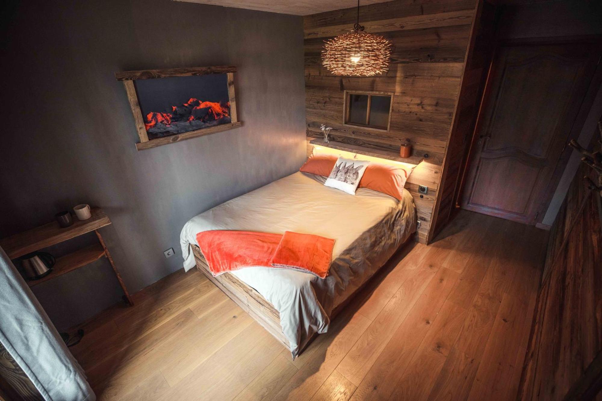 Chambres en chalet petit déjeuner inclus La Cote d'Arbroz Esterno foto