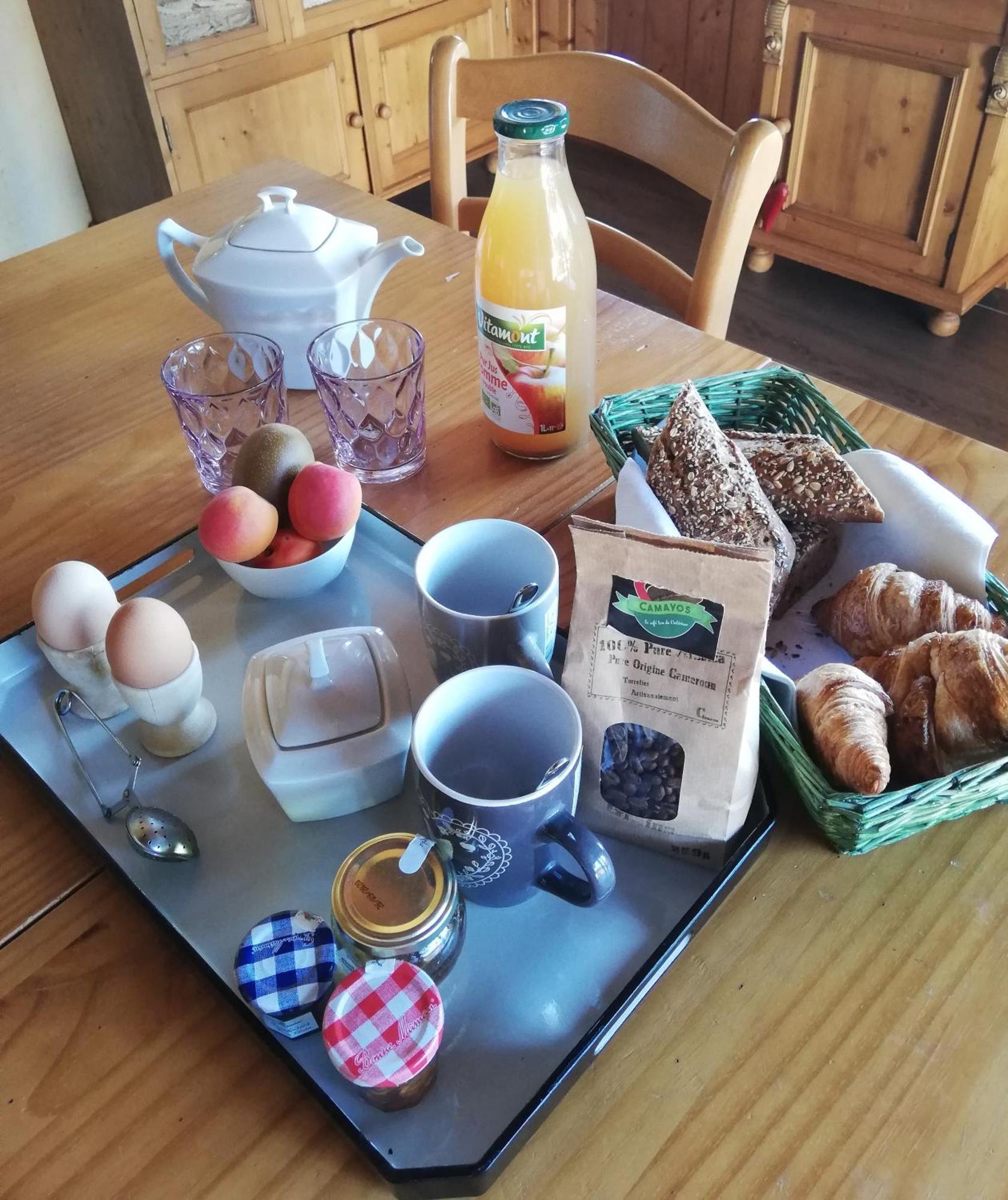 Chambres en chalet petit déjeuner inclus La Cote d'Arbroz Esterno foto