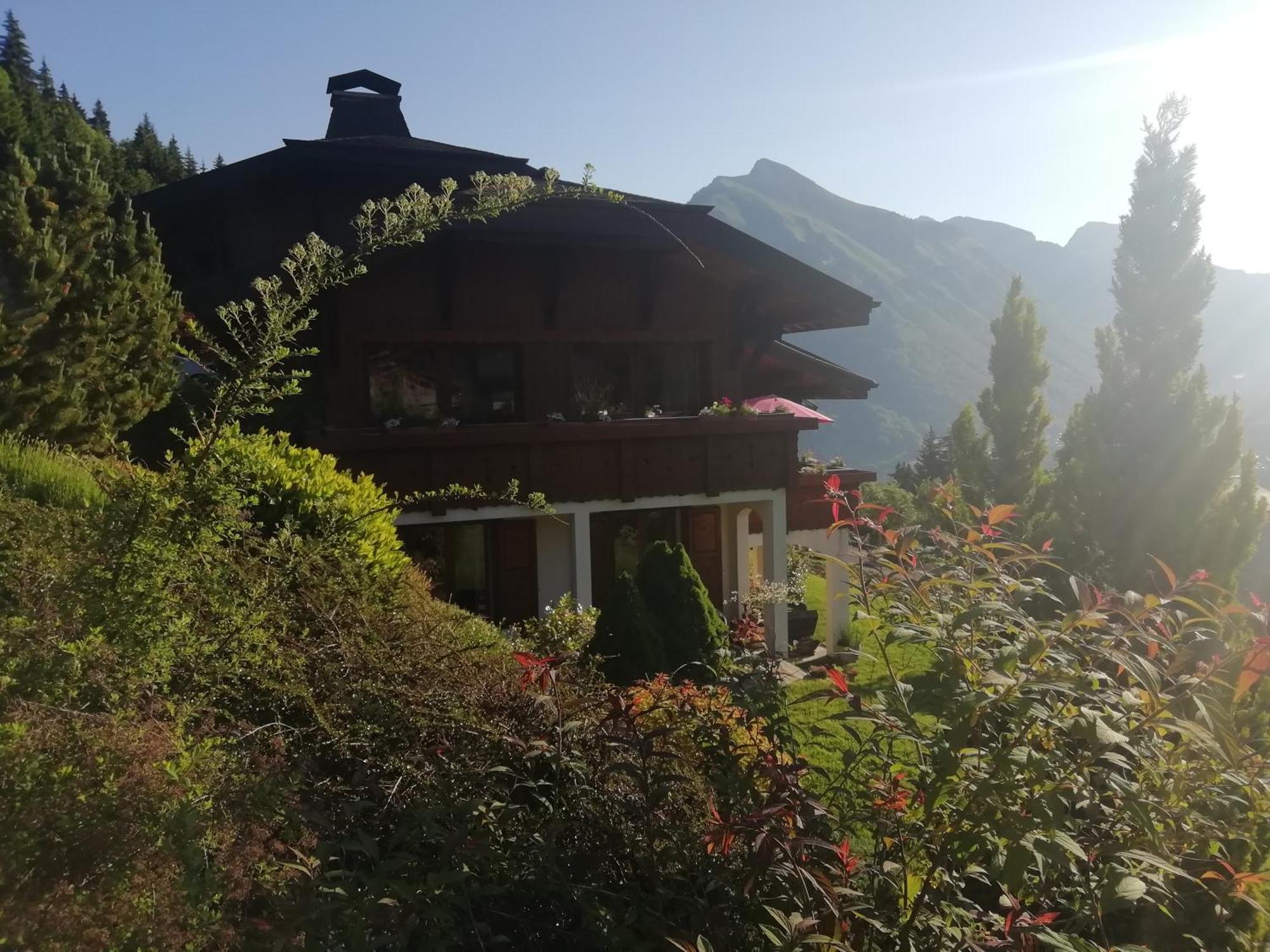 Chambres en chalet petit déjeuner inclus La Cote d'Arbroz Esterno foto